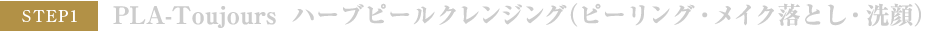 PLA-Toujours　ハーブピールクレンジング